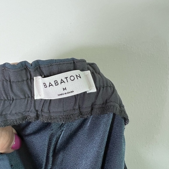 ARITZIA BABATON Women's Comfy Drawstring Casual Shorts Blue Size Medium - Picture 5 of 5